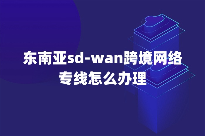 東南亞sd-wan跨境網(wǎng)絡(luò)專線怎么辦理