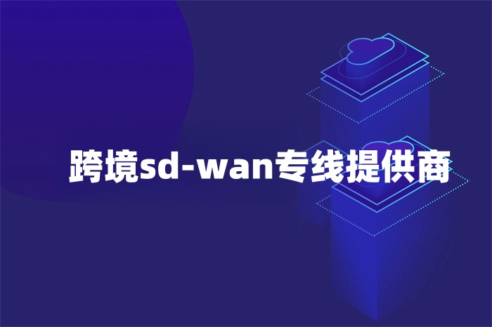 跨境sd-wan專線提供商