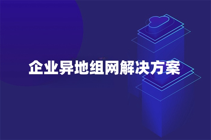 企業異地組網解決方案