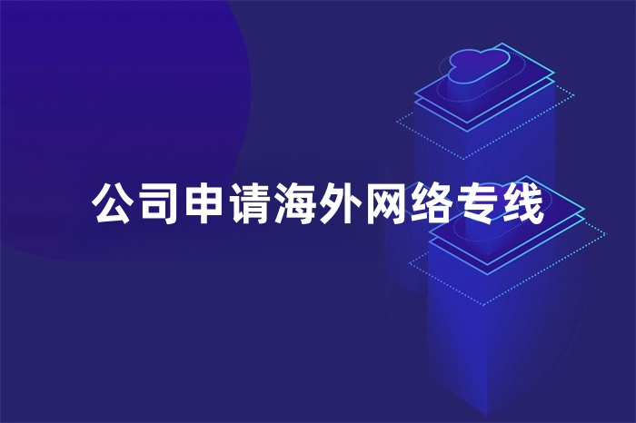 公司申請海外網(wǎng)絡(luò)專線