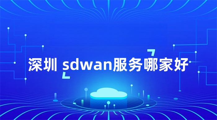 深圳 sdwan服務(wù)哪家好