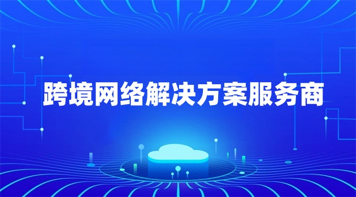 跨境網(wǎng)絡(luò)解決方案服務(wù)商