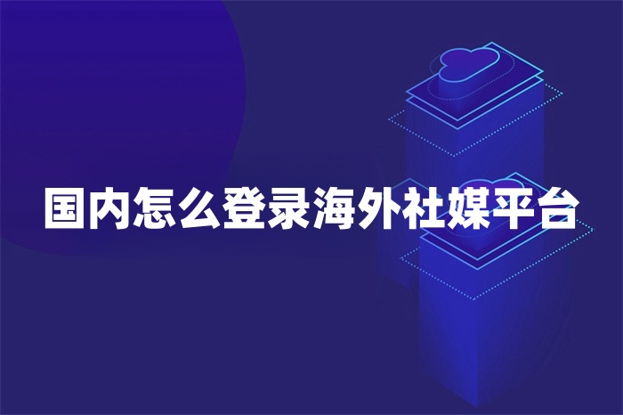 國內(nèi)怎么登錄海外社媒平臺