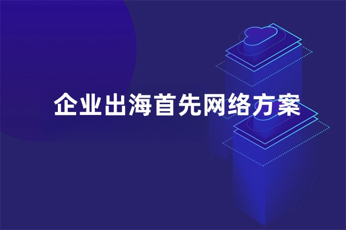企業出海首先網絡方案