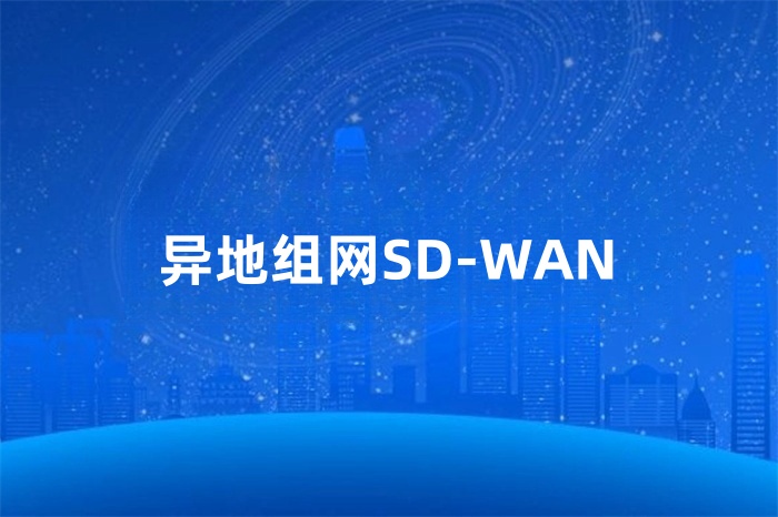 異地組網(wǎng)SD-WAN